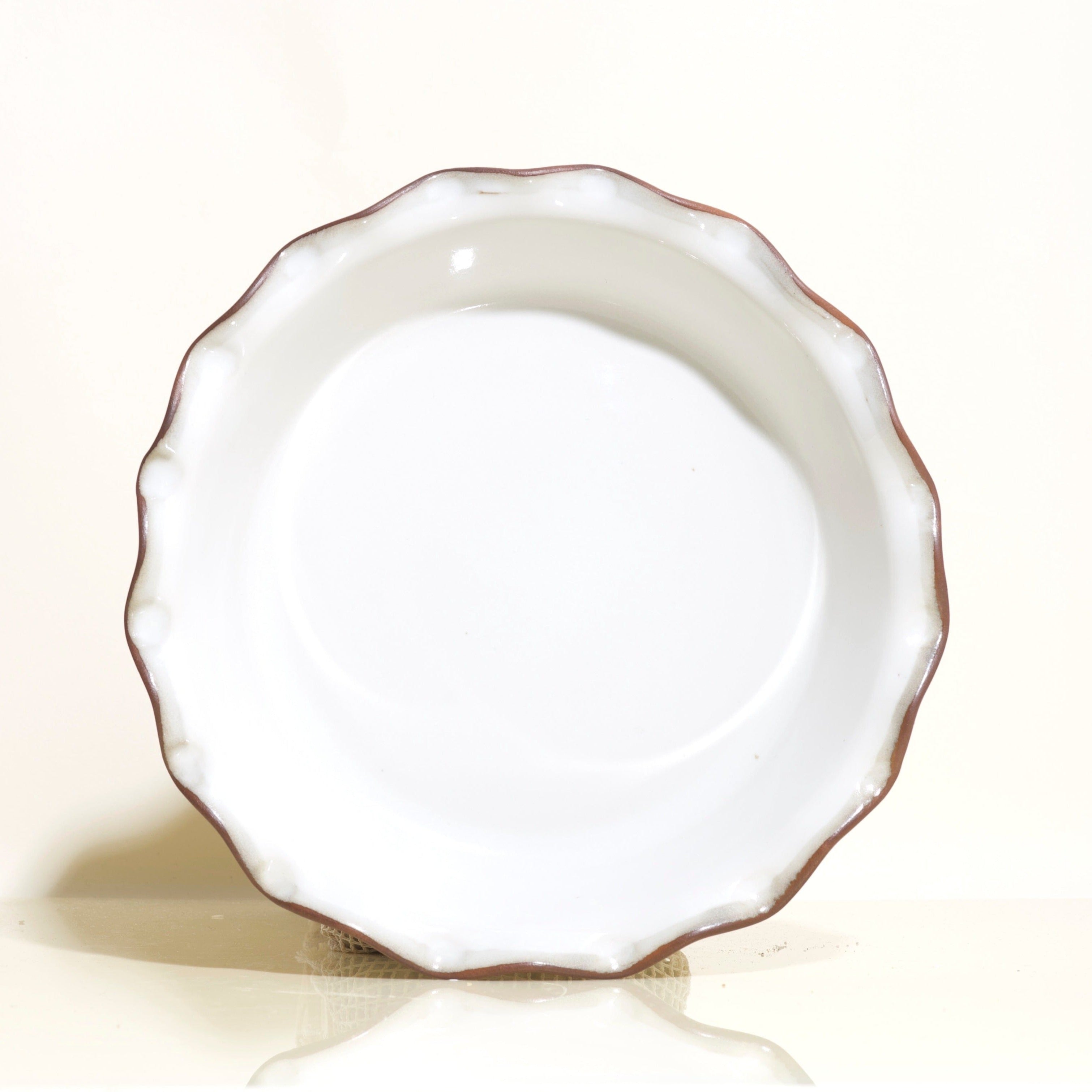 Deep-Straight-Edge-Pie Dish-Hearthland Speckle – Jefferson Street Ceramics