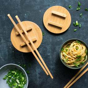 JIA Inc. Kkini Bowl & Chopsticks — Set of 2