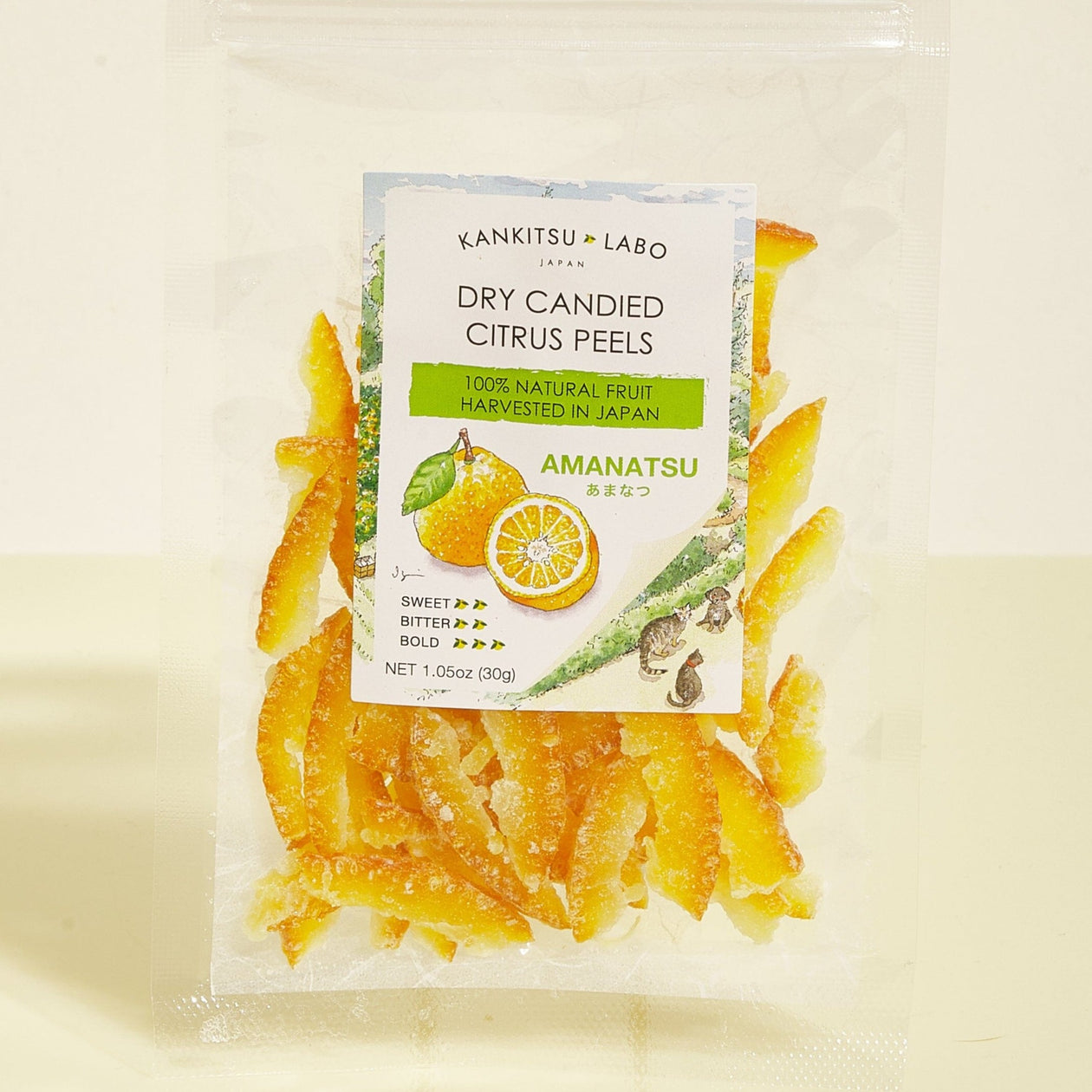 Kankitsu & Labo Dry Candied Citrus Peels 5 Pack Sampler Pantry Umami Insider 