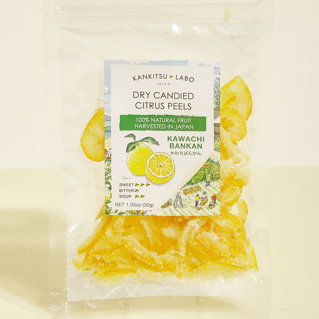 Kankitsu & Labo Dry Candied Citrus Peels 5 Pack Sampler Pantry Umami Insider 