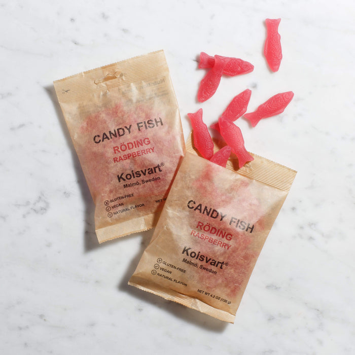 Kolsvart Raspberry Swedish Fish — Set of 2 Pantry Italian Products & Beyond 