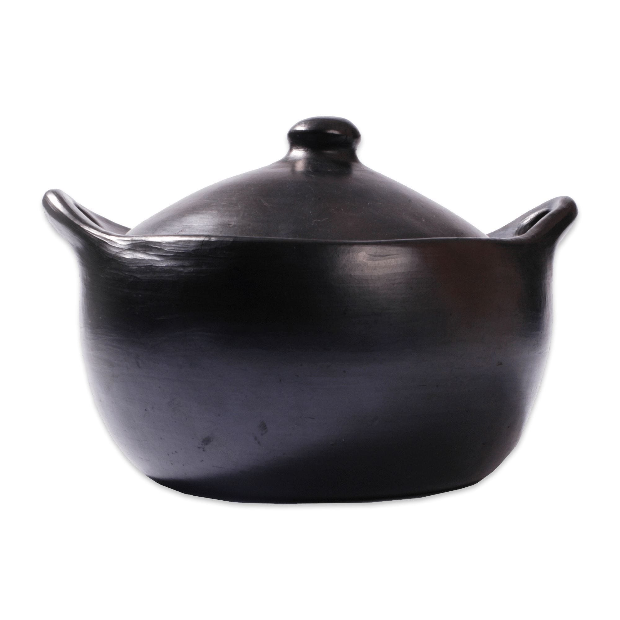 Ceramic Cooking Pot Cooking Clay Earthenware Pot Casserole Stew Pot with  Lid US