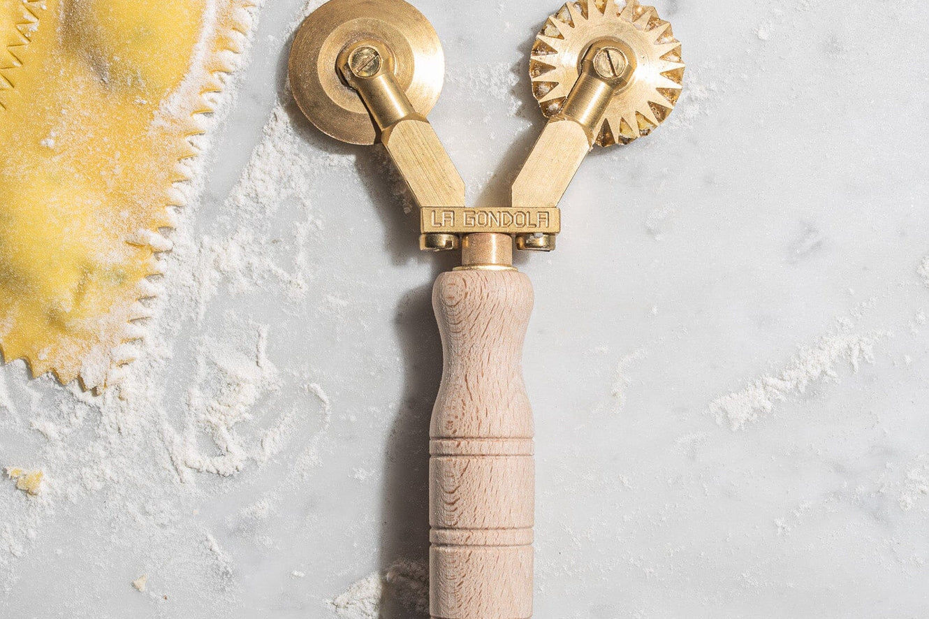 In an effort to share a love of homemade pasta-making with the world, La Gondola handcrafts brass and wood pasta tools out of Italy.