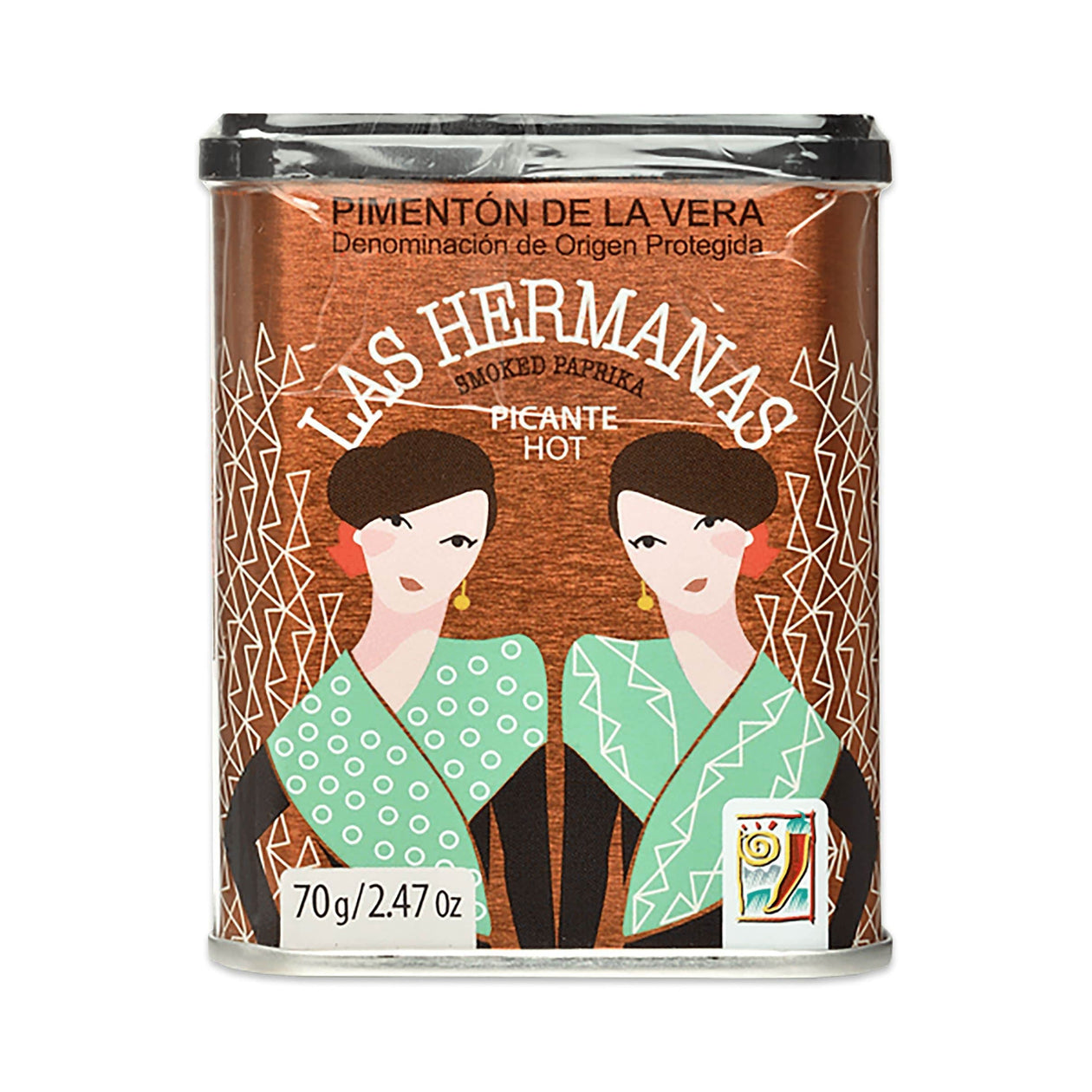 Las Hermanas Pimentón de la Vera Picante DOP - Hot Smoked Paprika Pantry KL Keller 