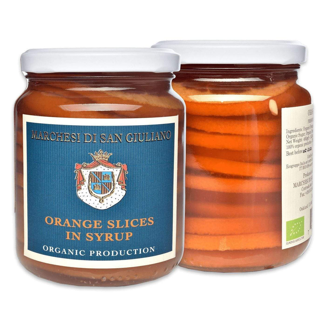 Marchesi di San Giuliano Orange Slices in Syrup Pantry Manicaretti 