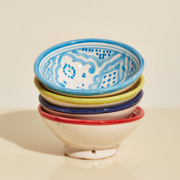 Marrakesh Ceramic Bowls - set of 4 Drinkware Sets Alcantara-Frederic Asfi 