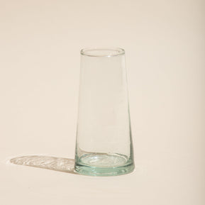 Wine Punts Recycled Wine Bottle Short Drinking Glasses in Aqua - 12 oz. (Set  of 4)