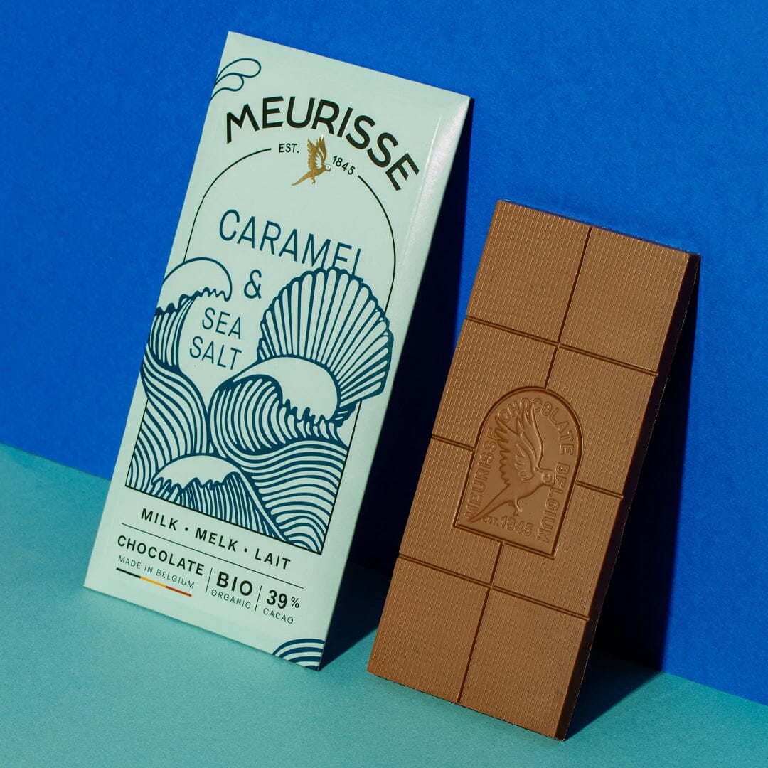 Meurisse Caramel & Sea Salt Milk Chocolate (2-Pack) Pantry Meurisse 