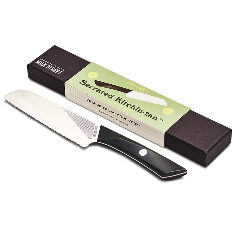 Milk Street Kitchin-tan™ Serrated Japanese-Style Utility Knife Equipment Milk Street 