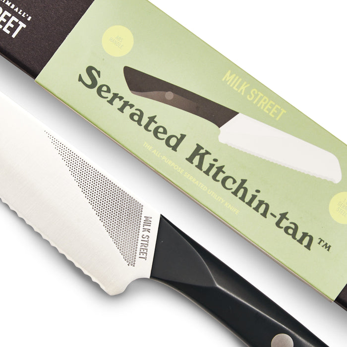 Milk Street Kitchin-tan™ Serrated Japanese-Style Utility Knife Equipment Milk Street 