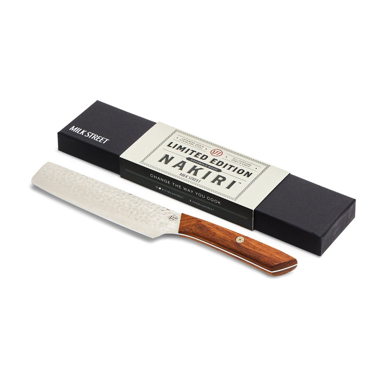 Milk Street Limited Edition Premium Nakiri — Cocobolo Wood Equipment Milk Street 