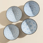 Miya Company Monyou Assorted Blue Bowls - set of 4 Equipment Miya Company 