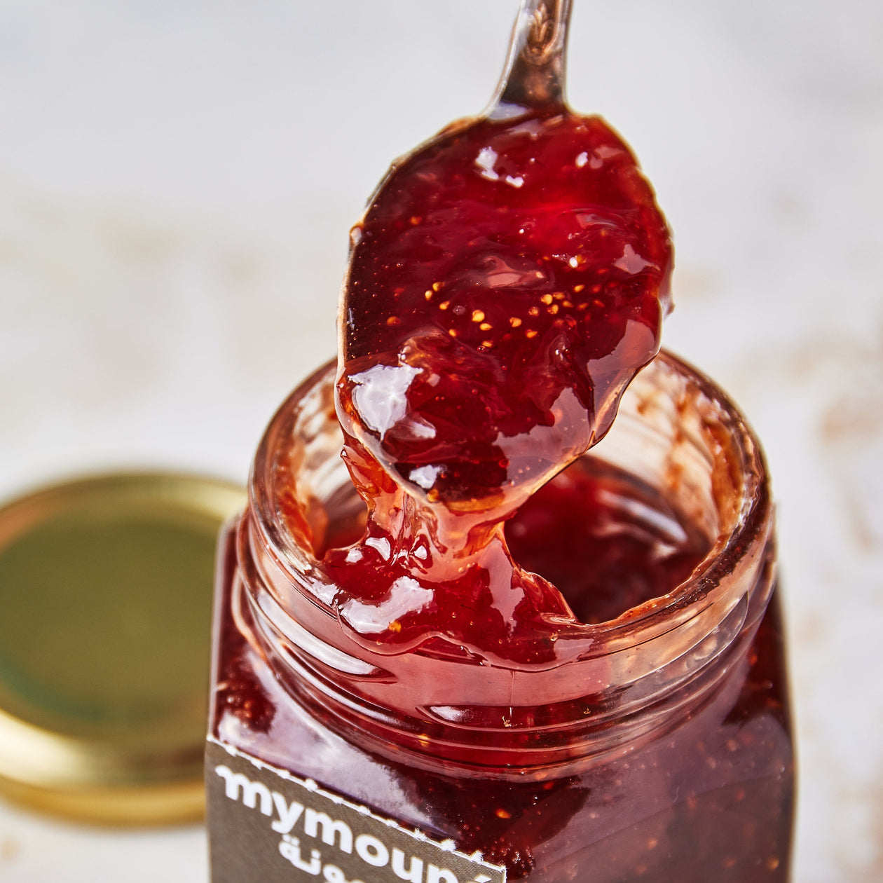 Mymouné Strawberry with Rose Petal Preserves Pantry Olive Harvest 