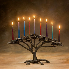 Nelles Studios Tree of Life Menorah Housewares Nelles Studios 