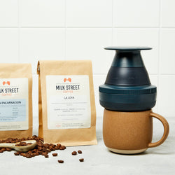 Milk Street Palmpress Portable One-Cup Coffee Press