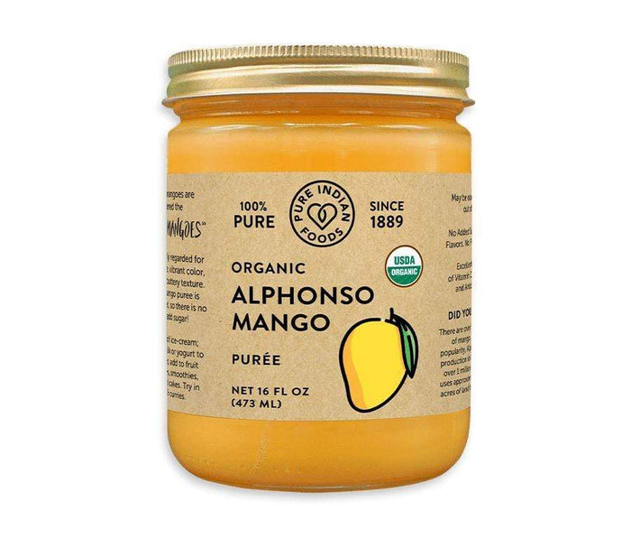 Pure Indian Foods: Alphonso Mango Puree Pantry Pure Indian Foods 
