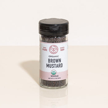 Pure Indian Foods Organic Whole Brown Mustard Seeds