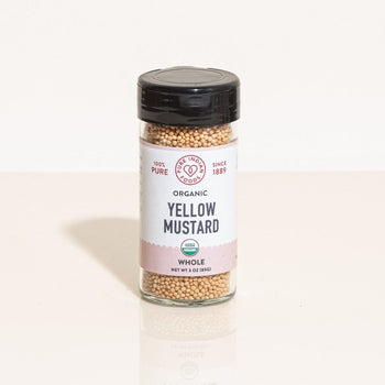 Pure Indian Foods Organic Whole Yellow Mustard Seeds