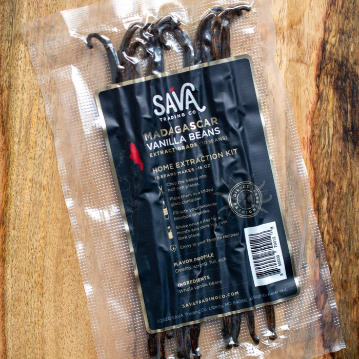 SAVA Trading Co. Extract-Grade Madagascar Vanilla Beans Pantry SAVA Trading Co. 