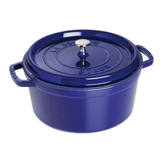 Staub 7-Quart Round Cocotte Equipment Zwilling J.A. Henckels Dark Blue 