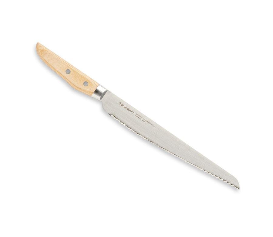 Suncraft Seseragi Bread Knife - Left Handed Kitchen Knives Suncraft 