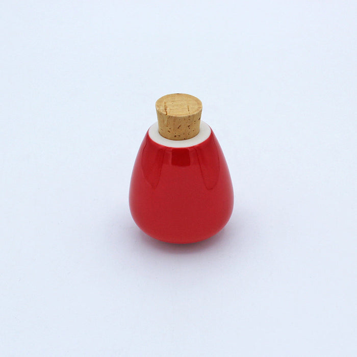 Swing Spice Jar with wooden spoon Housewares Jewel Japan Red 