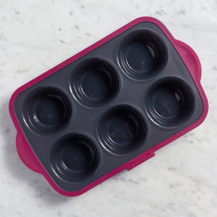 Trudeau Structure Silicone Pro Jumbo 6-Cup Muffin Pan Equipment Trudeau 