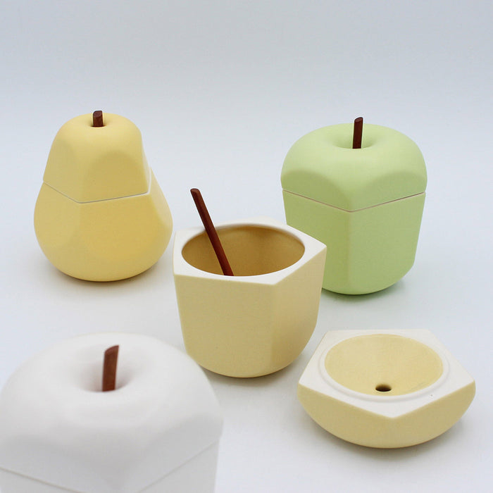 Ttyokzk Poire (Pear) Sugar Jar Housewares Jewel Japan 