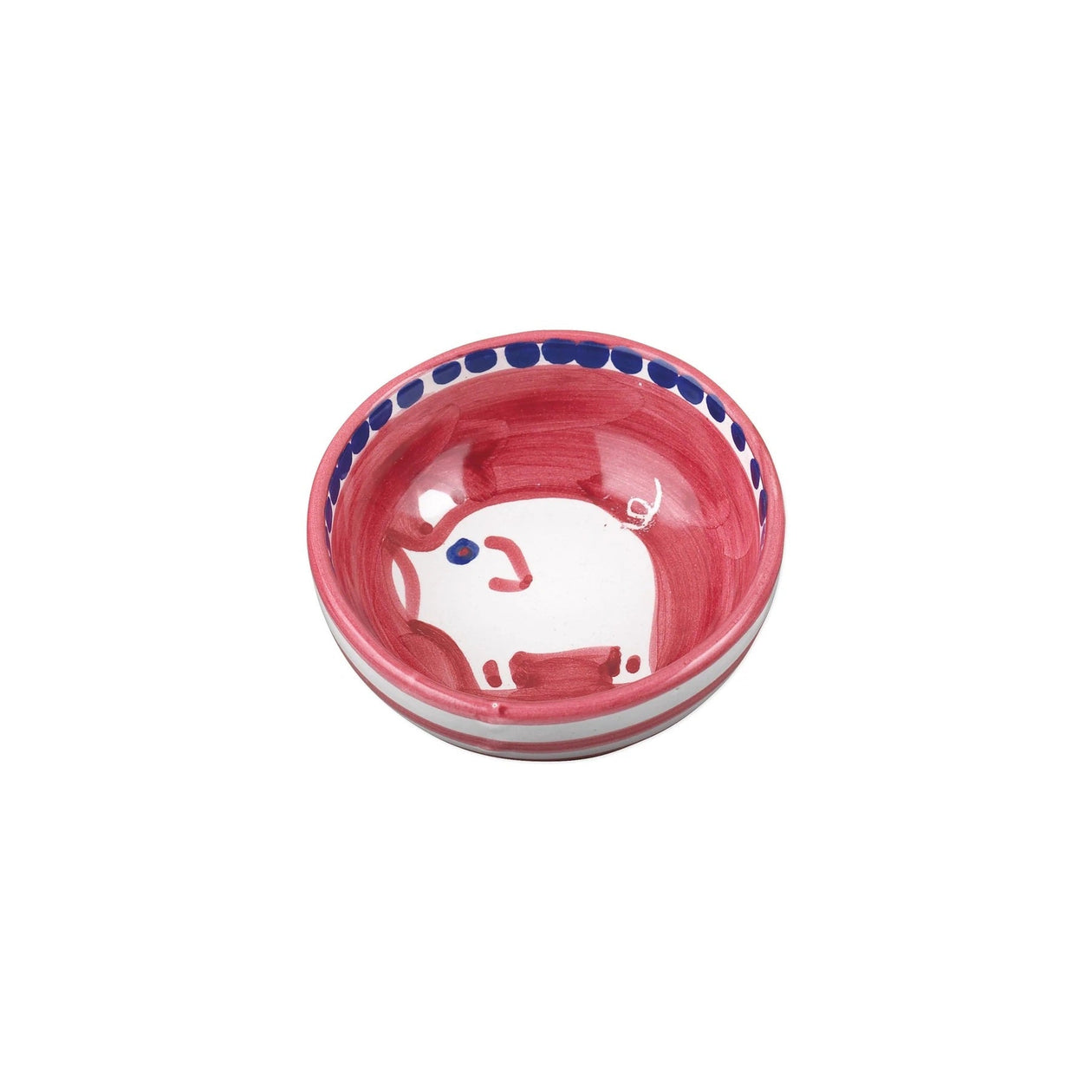 Vietri Campagna Collection Olive Oil Bowl Bowls Vietri Porco (Pig) 