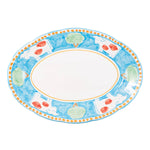 Vietri Campagna Collection Oval Platter Serving Platters Vietri Mucca (Cow) 