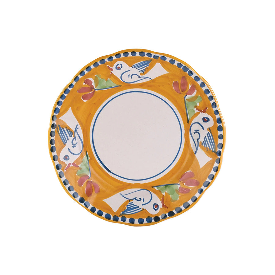 Vietri Campagna Collection Salad Plate Plates Vietri Bird (Uccello) 