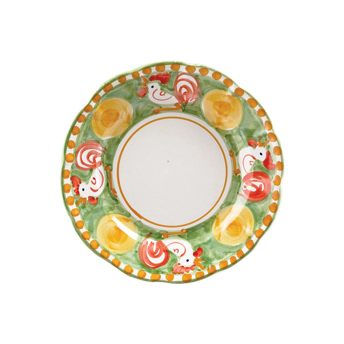 Vietri Campagna Collection Salad Plate Plates Vietri Gallina (Rooster) 
