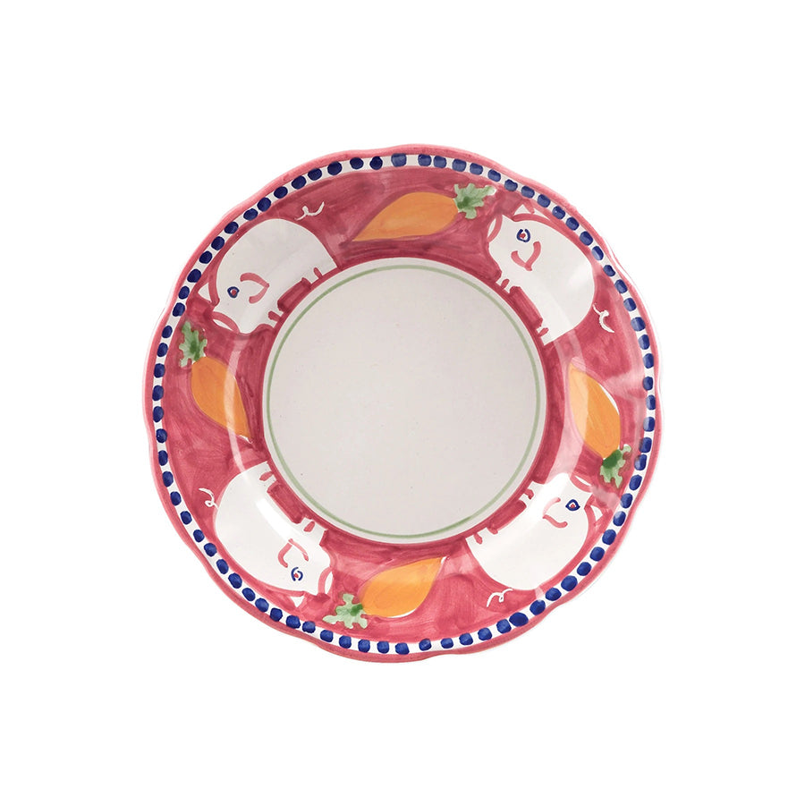 Vietri Campagna Collection Salad Plate Plates Vietri Porco (Pig) 