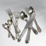 Vintage French Assorted Flatware Forks — Set of 4 Housewares Elsie Green 
