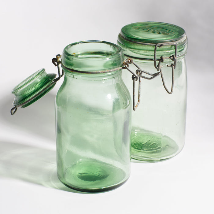 Vintage French Canning Jar Housewares Elsie Green 