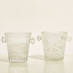 Vintage Glass Ice Bucket Housewares Elsie Green 