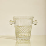 Vintage Glass Ice Bucket - small Housewares Elsie Green 
